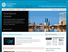 Tablet Screenshot of electrificationcoalition.org